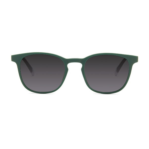Dark green sales lens sunglasses