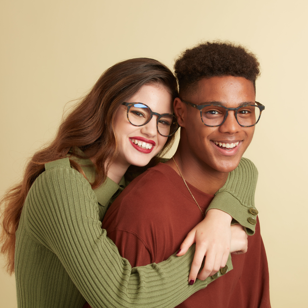 Blue shop screen glasses