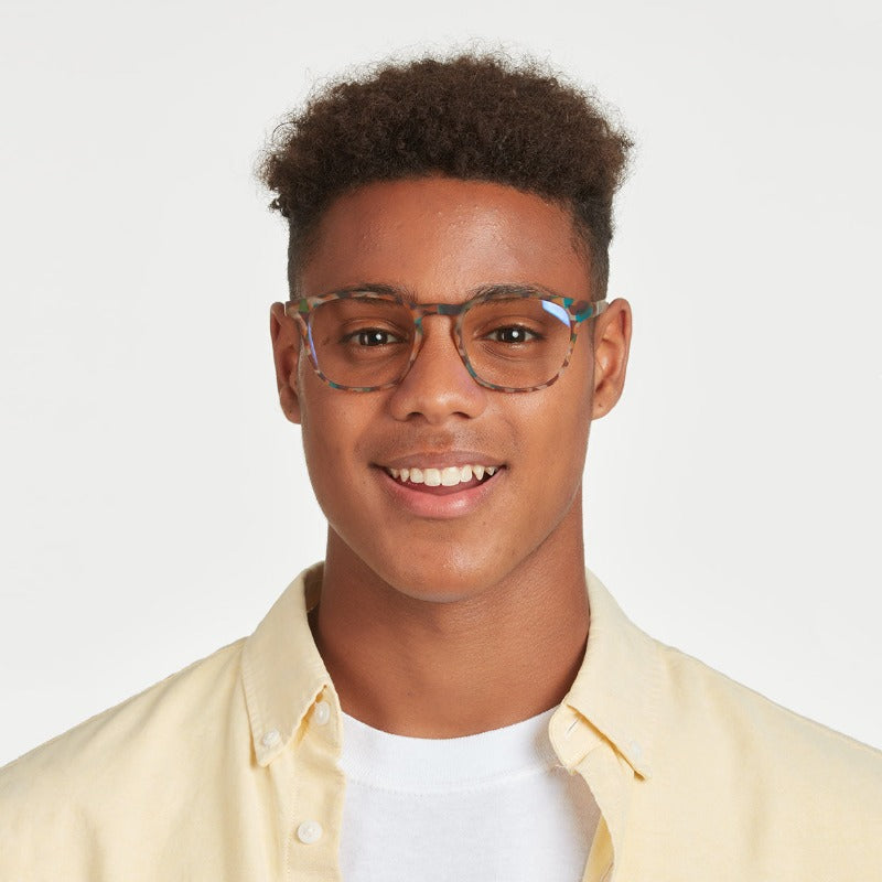 Light discount tortoise glasses